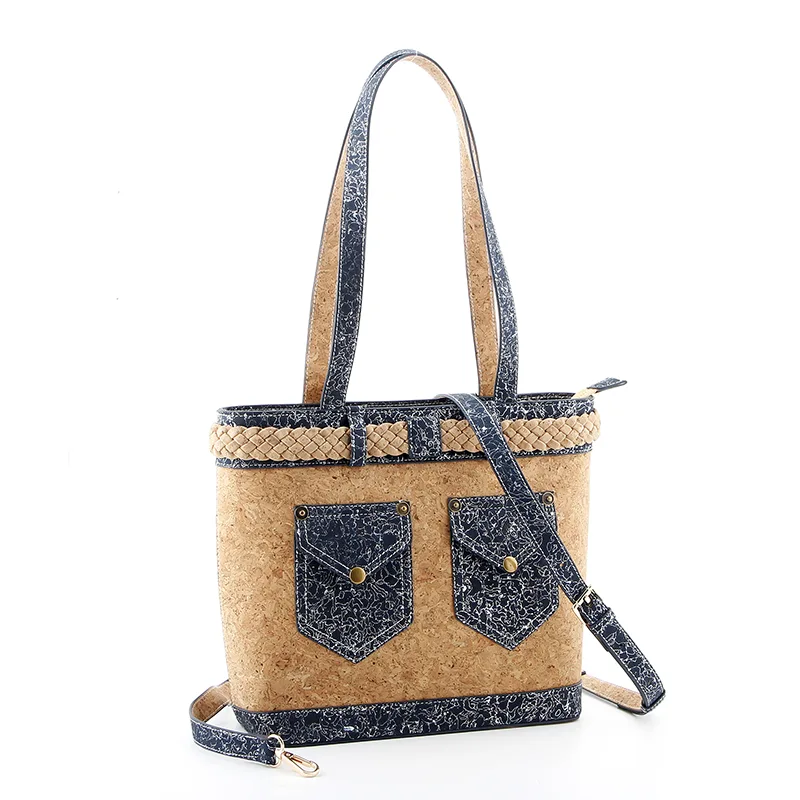Borsa a tracolla in morbido sughero moda casual