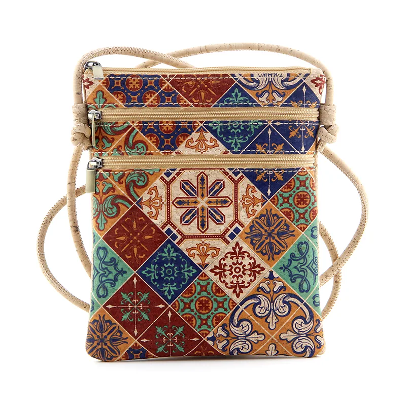 Borsa minimalista ed elegante in sughero morbido